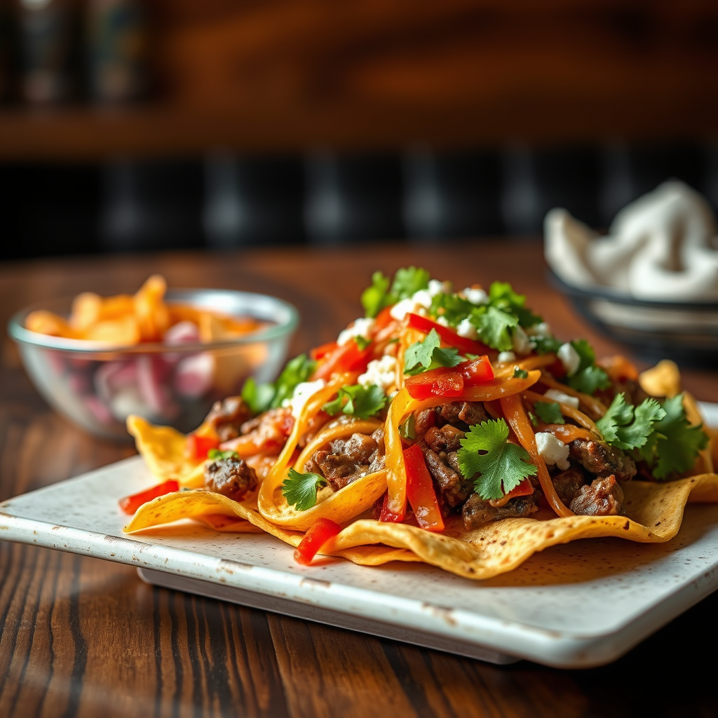 Recipe - restaurant style beef nachos recipe