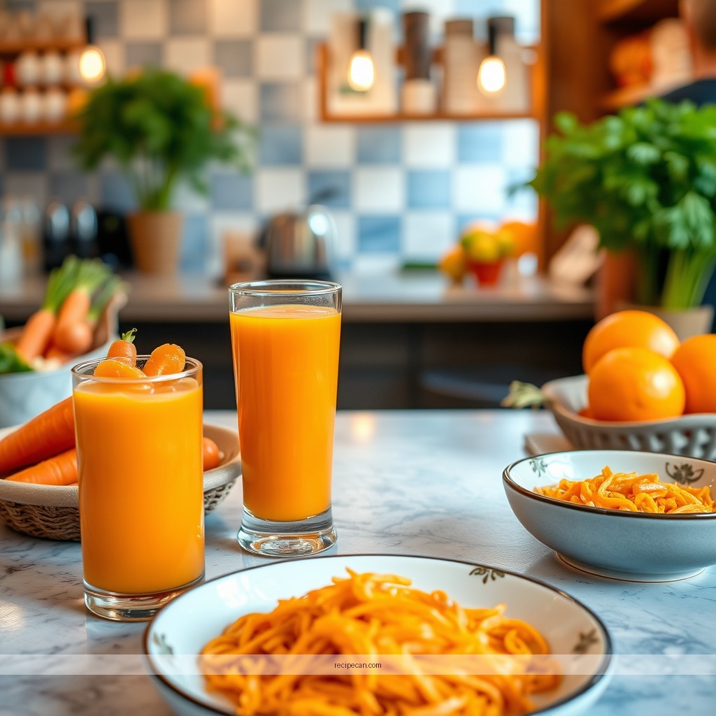 Recipe - carrot and orange juice recipe