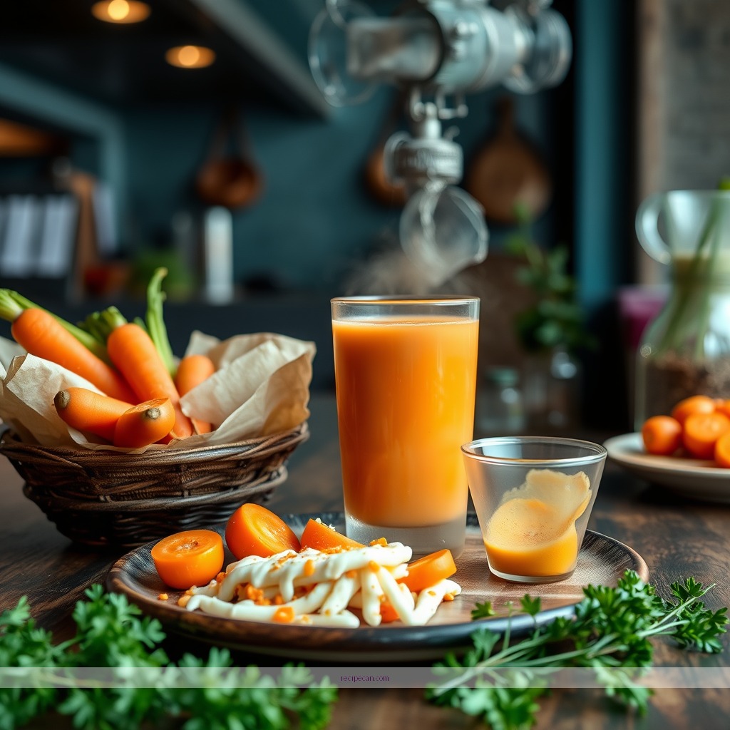 Recipe - carrot ginger juice recipe