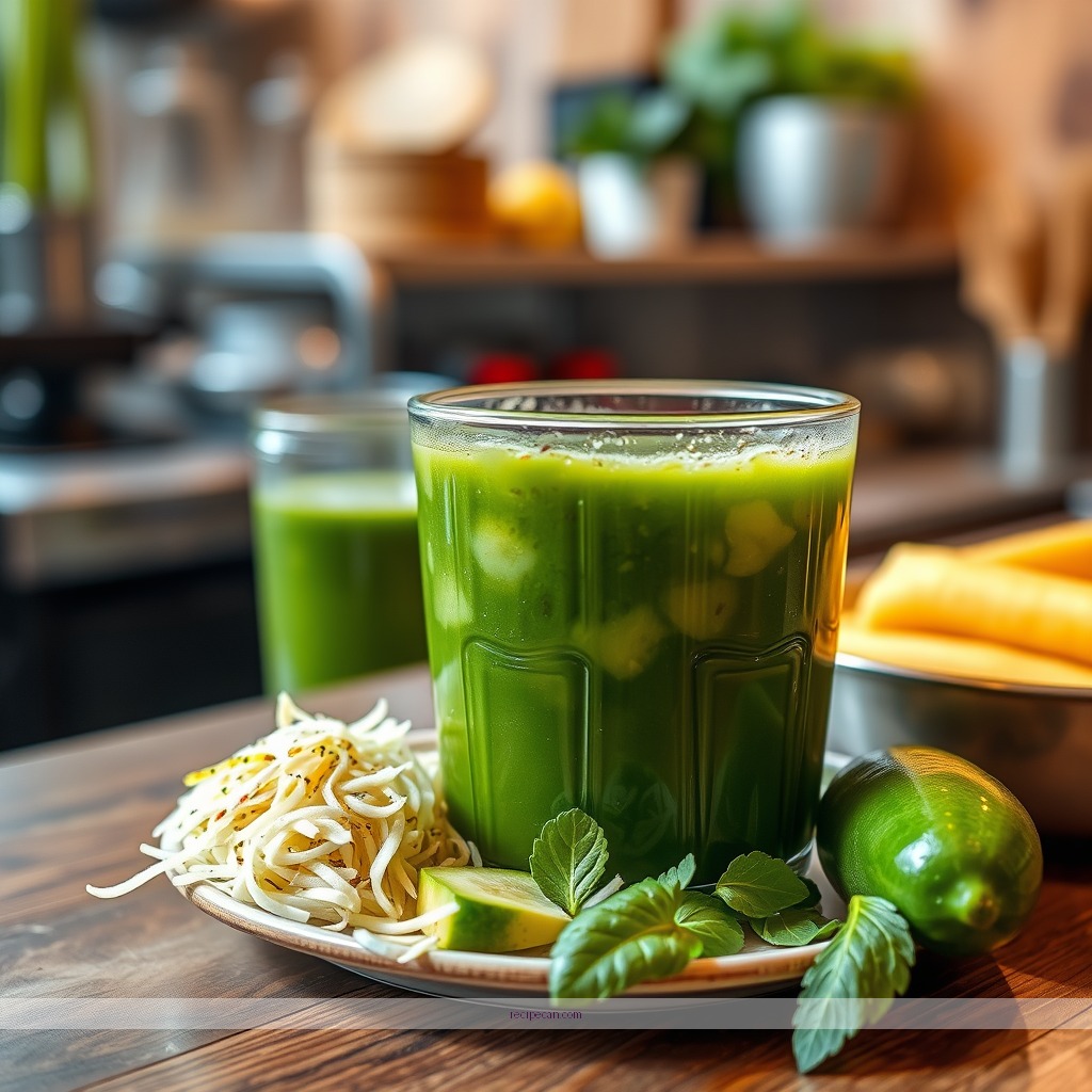 Recipe - green juice recipe blender