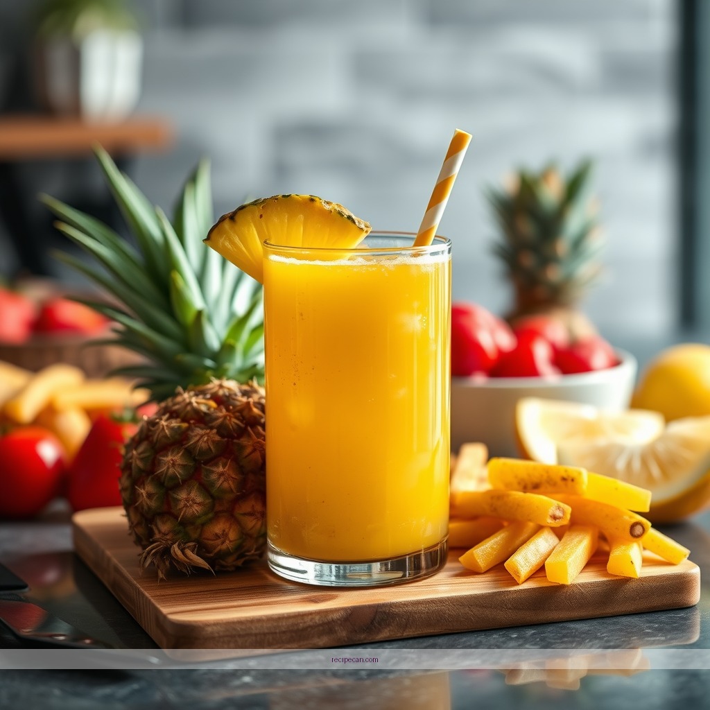 Recipe - juice recipes with pineapple