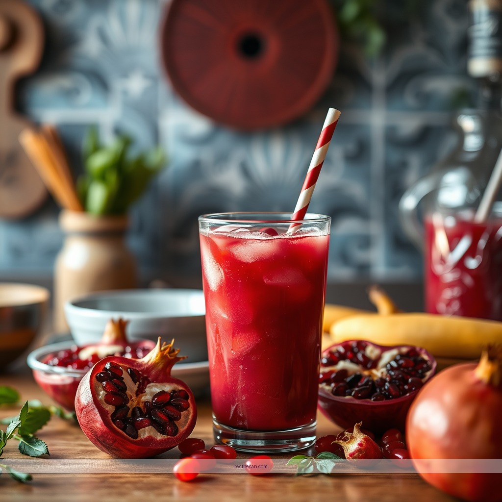Recipe - juice with pomegranate recipe
