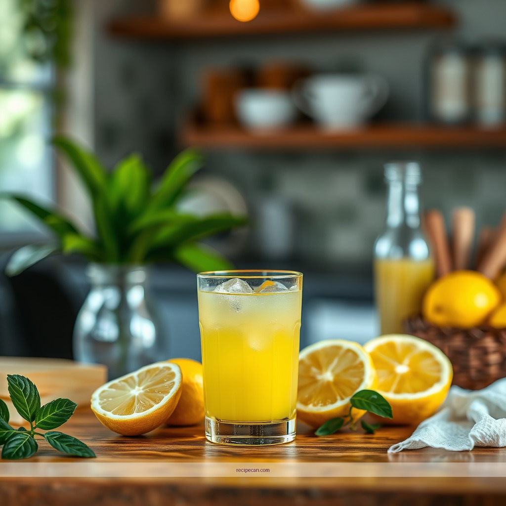 Recipe - lemon juice drink recipe