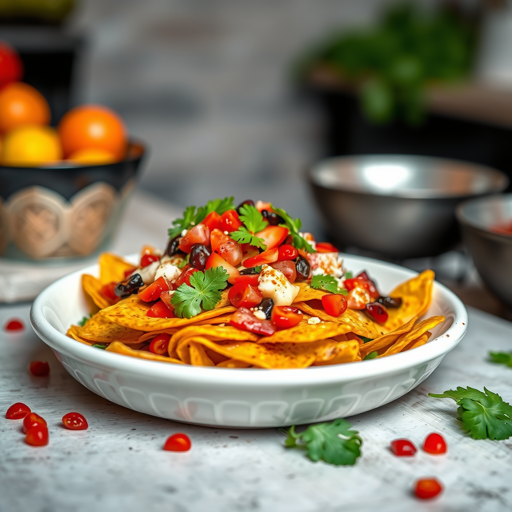 Recipe - vegetarian nacho recipe