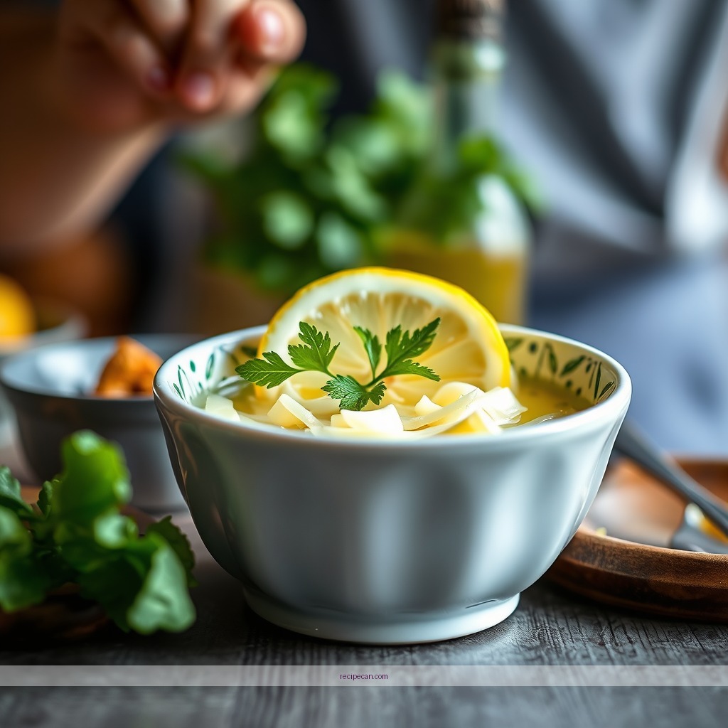 Recipe - olive oil and lemon juice dressing recipe