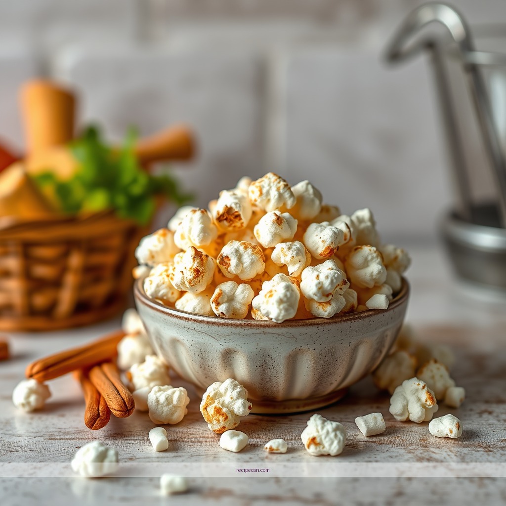 Recipe - marshmallow and popcorn recipe