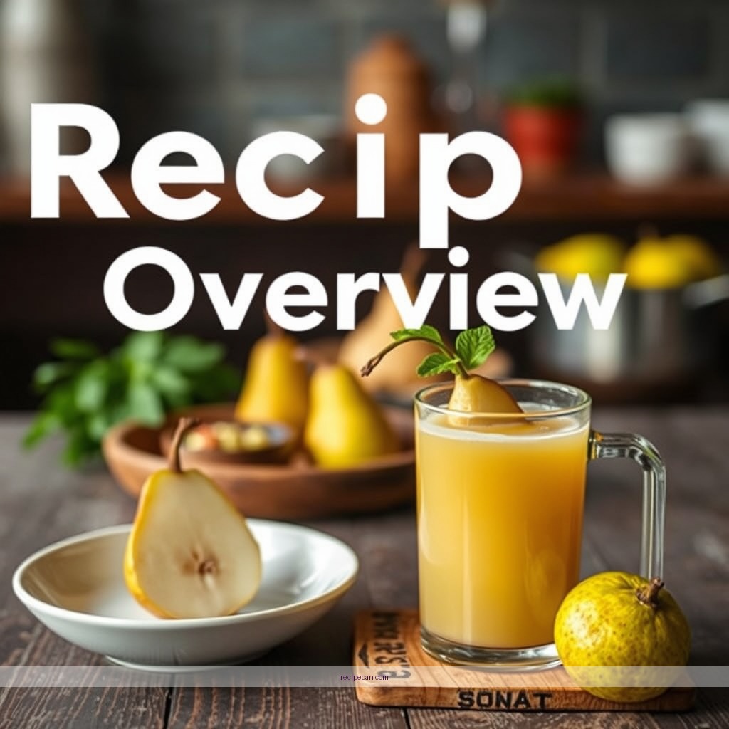 Recipe - recipe pear juice