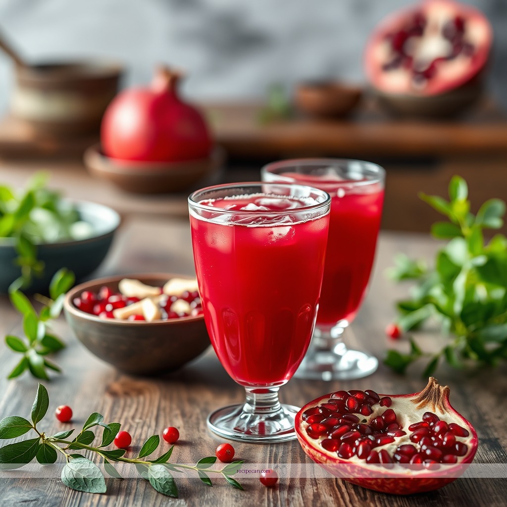 Recipe - recipe pomegranate juice