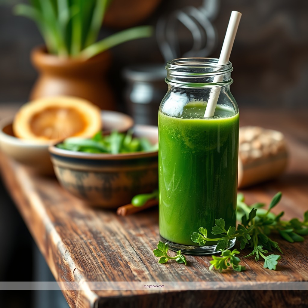 Recipe - wheatgrass juice recipe