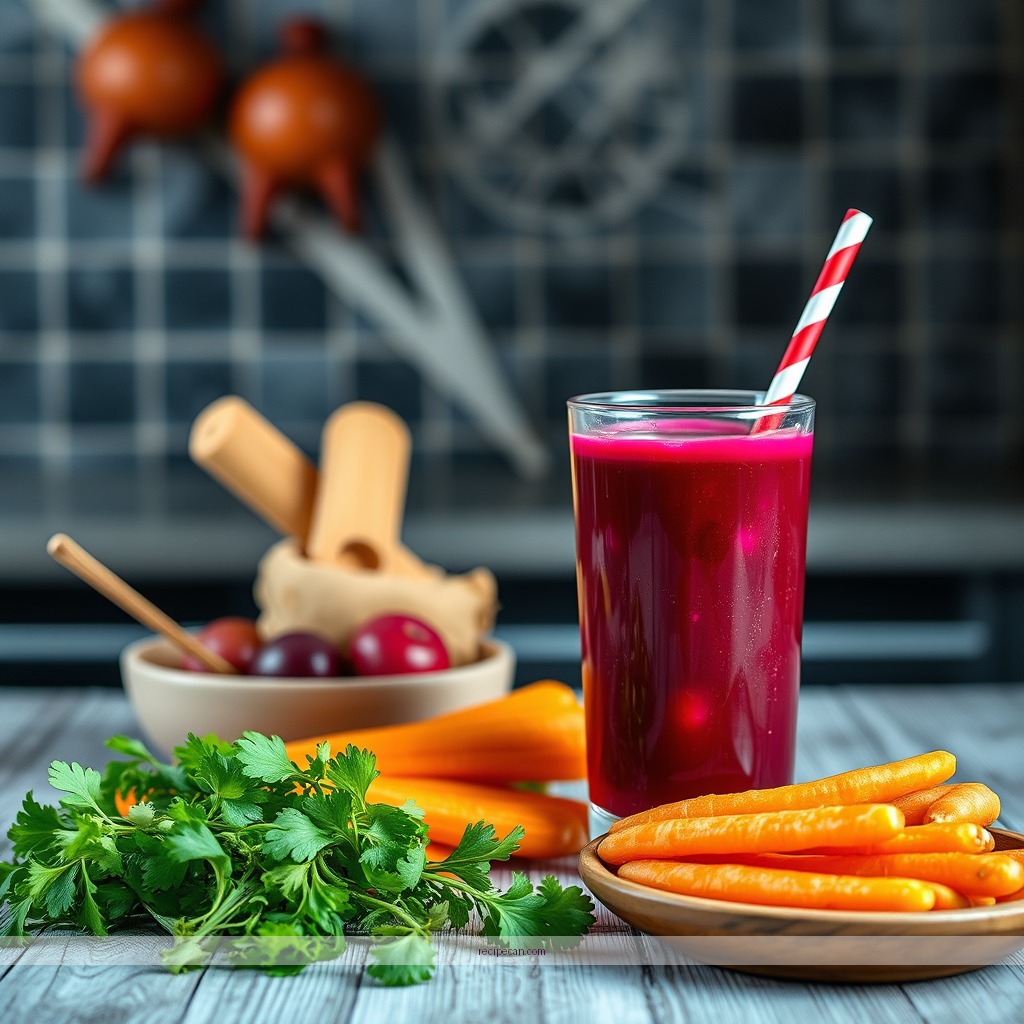 Recipe - beetroot and carrot juice recipe