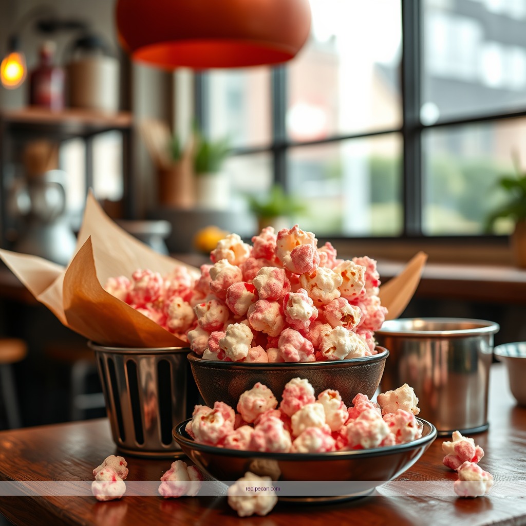 Recipe - pink popcorn recipe