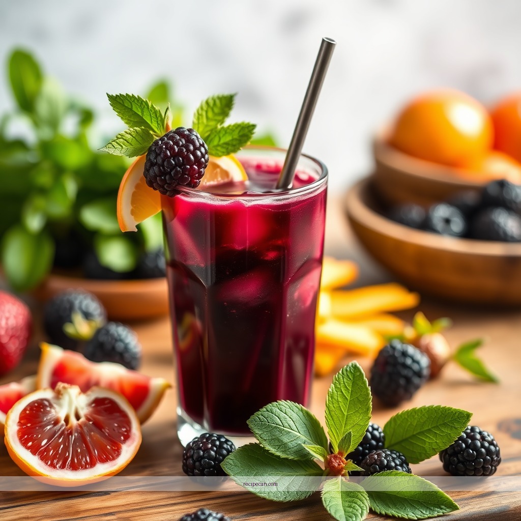 Recipe - blackberry fruit juice recipe