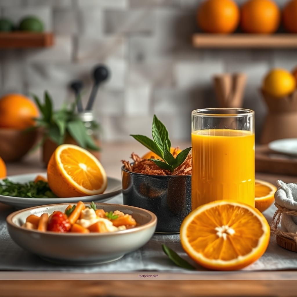 Recipe - fresh orange juice recipe