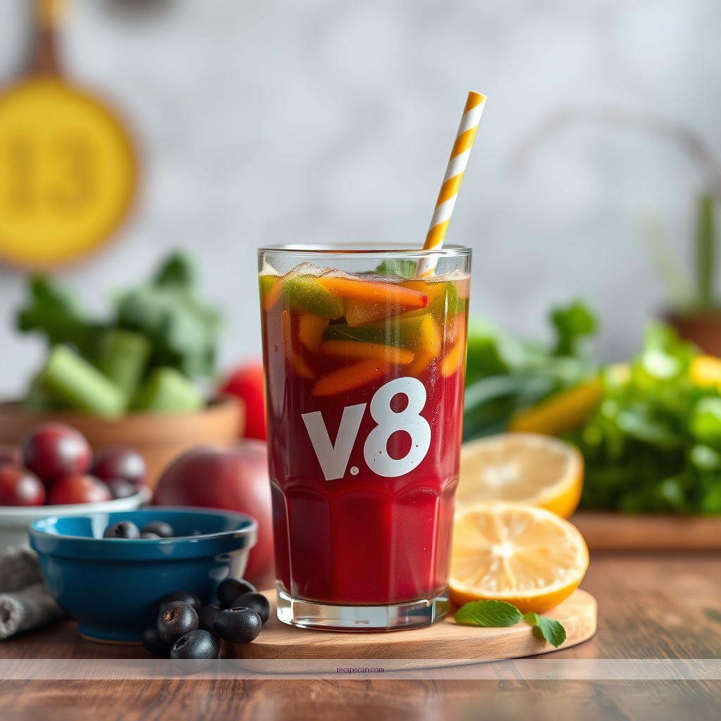 Recipe - homemade v8 juice recipe for juicer