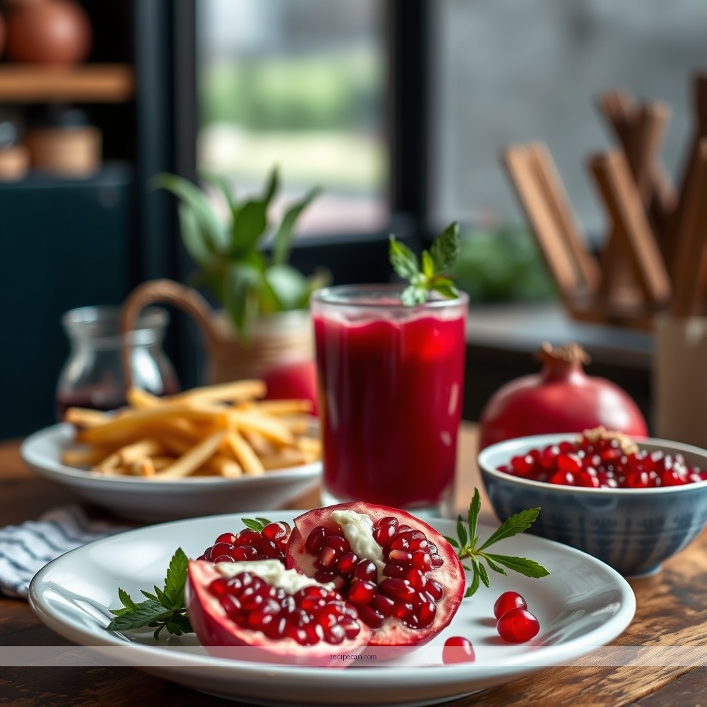 Recipe - juice recipes pomegranate
