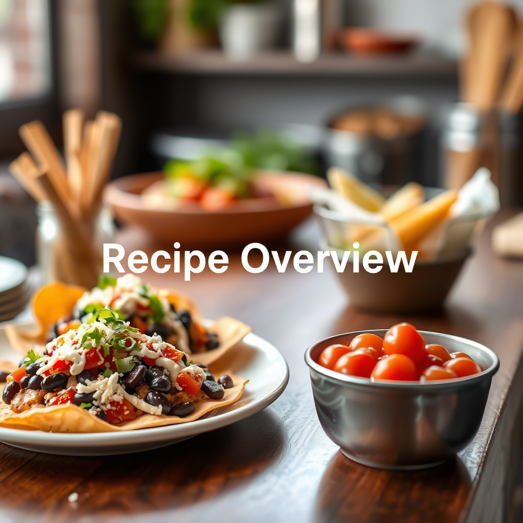 Recipe - nachos with black beans recipe