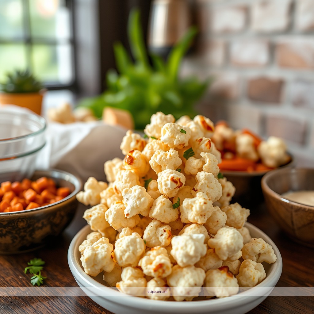 Recipe - cauliflower popcorn recipe