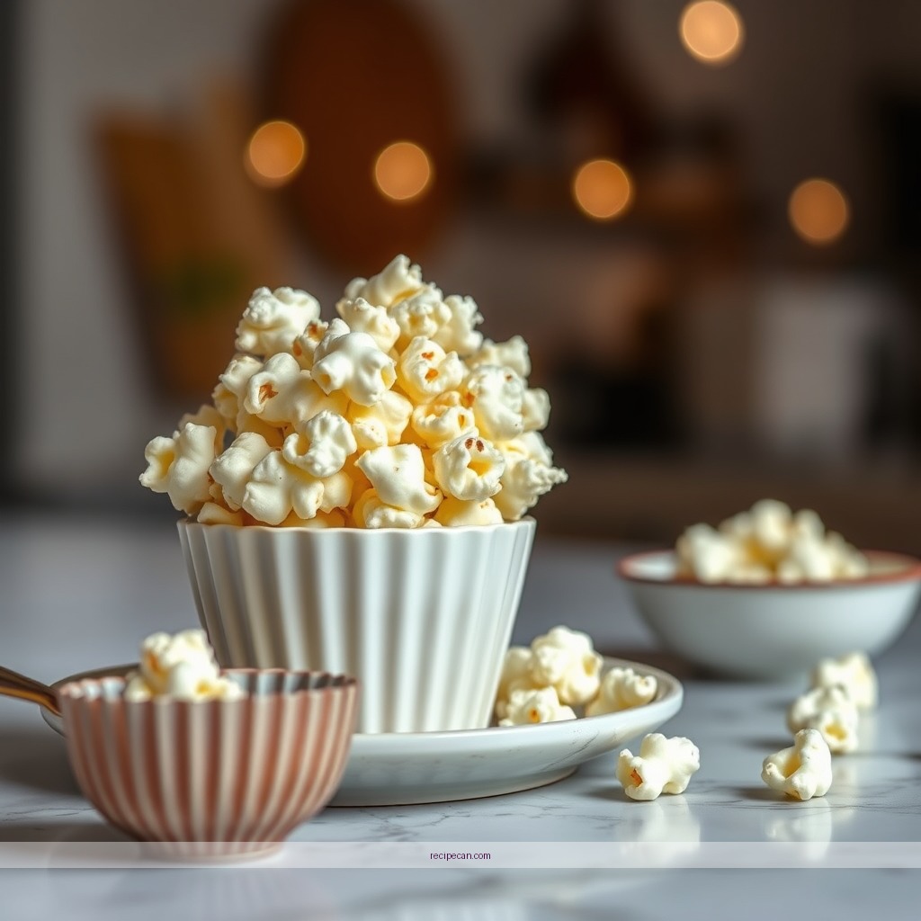 Recipe - recipe for popcorn and white chocolate