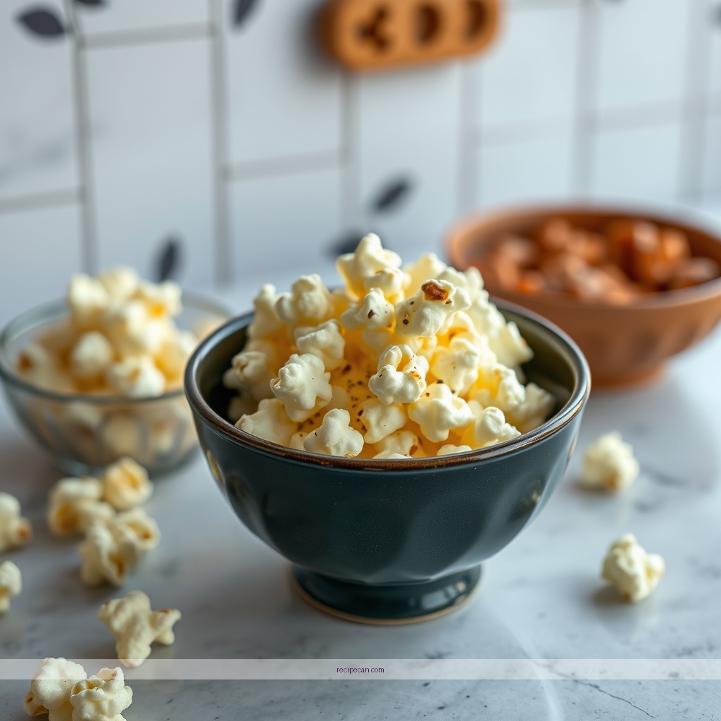 Recipe - popcorn and white chocolate recipe