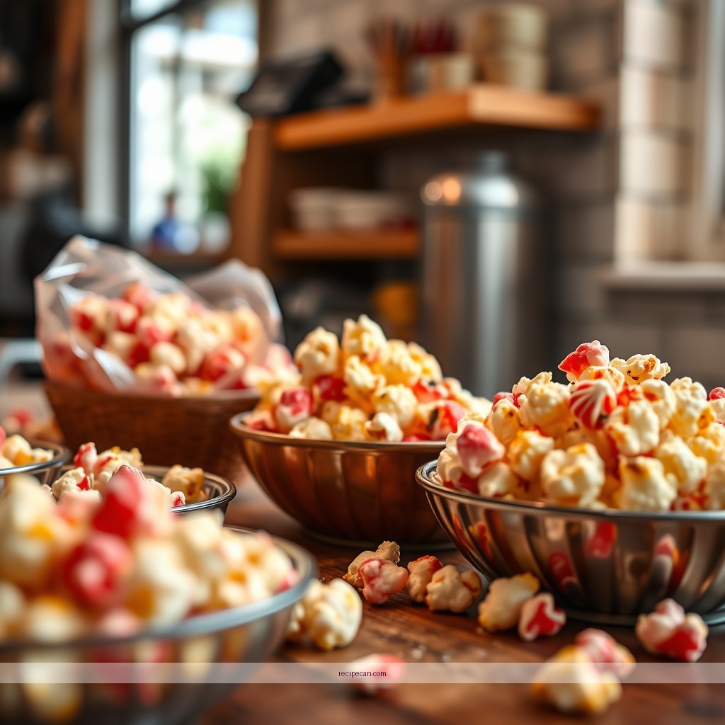 Recipe - colored popcorn recipe