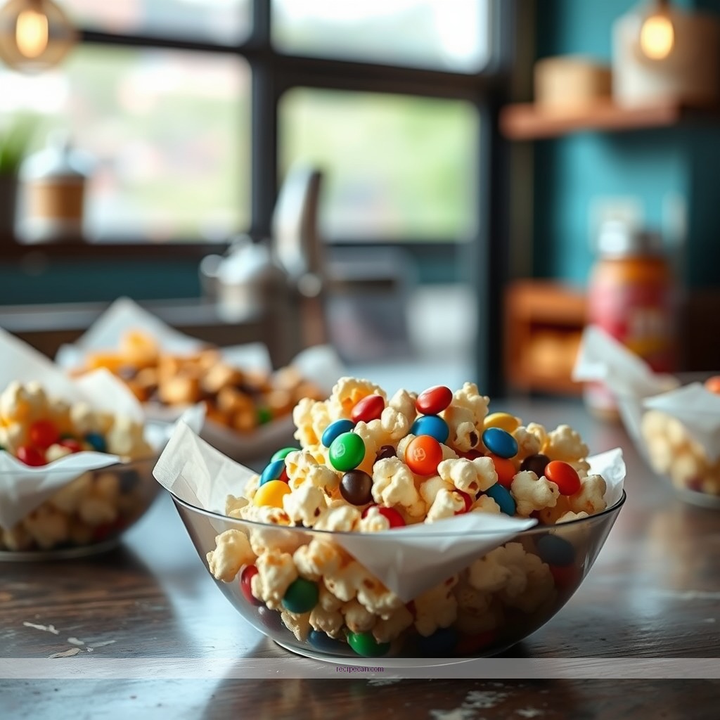 Recipe - popcorn m&ms recipe