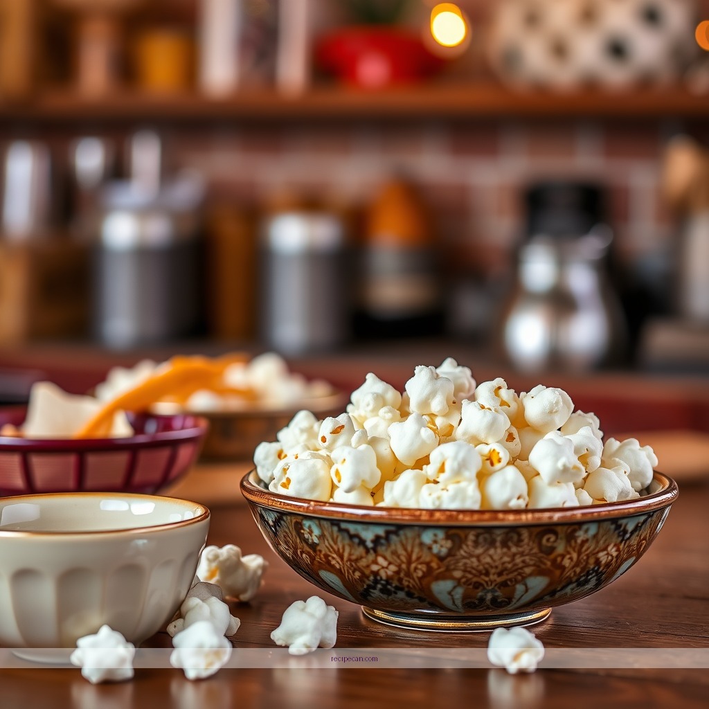 Recipe - popcorn recipe with marshmallows