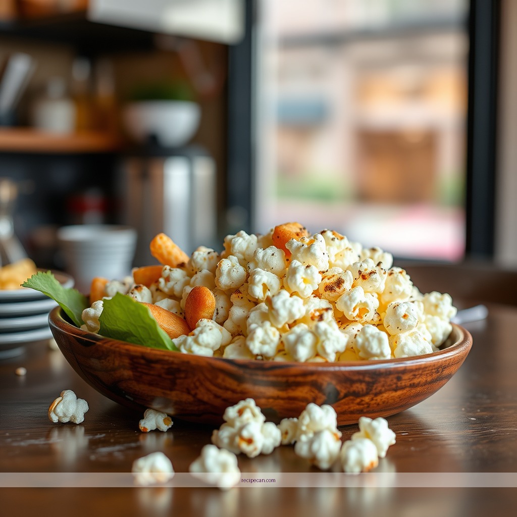 Recipe - popcorn snack recipes