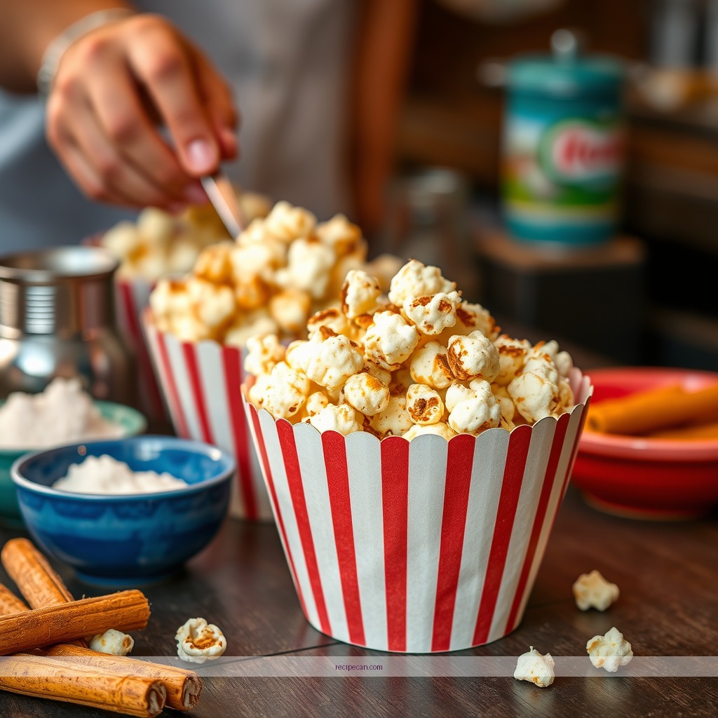 Recipe - cinnamon and sugar popcorn recipe