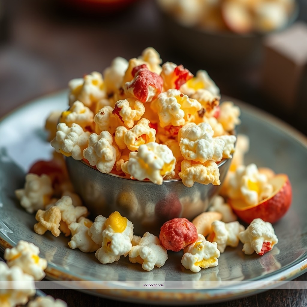 Recipe - coloured popcorn recipe