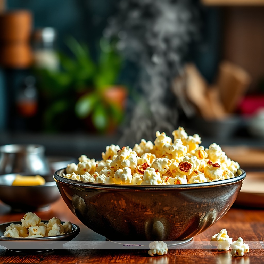 Recipe - homemade popcorn recipe