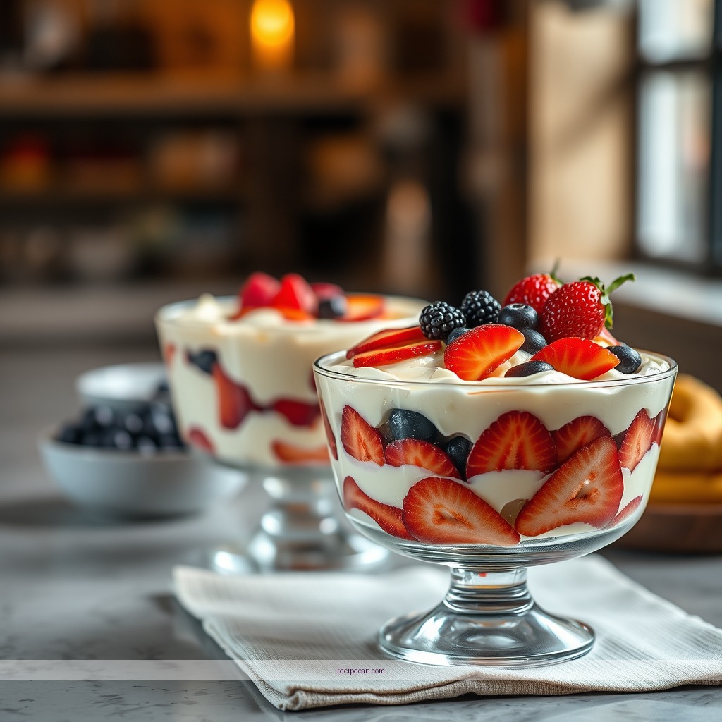 Recipe - fruit trifle recipe