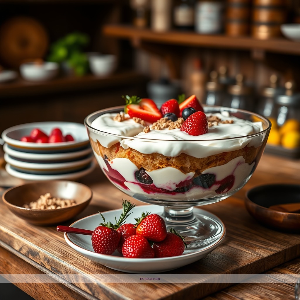 Recipe - recipe for an english trifle