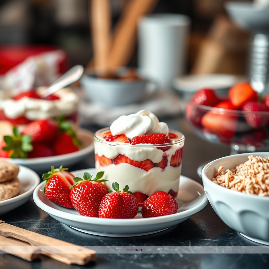 Recipe - recipe for strawberry trifle dessert