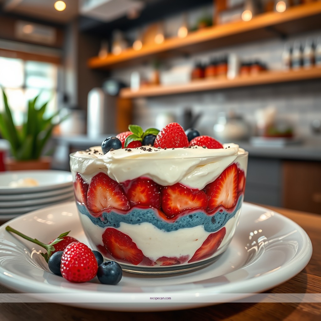 Recipe - red white and blue trifle recipe