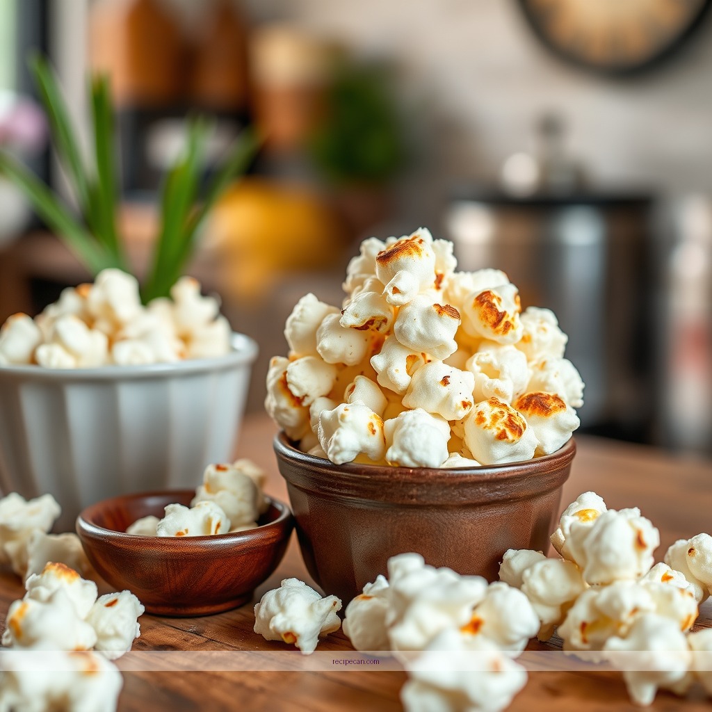 Recipe - popcorn and marshmallow recipe