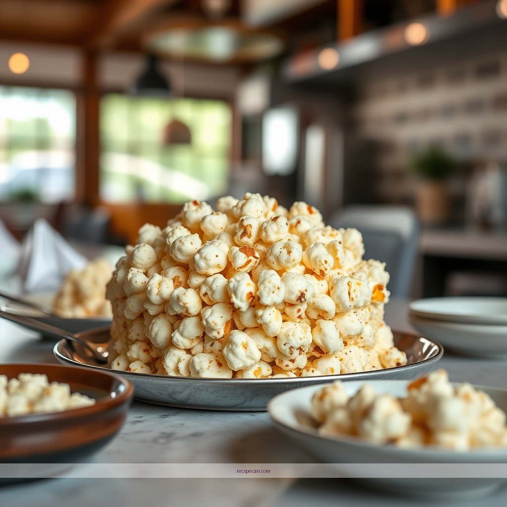 Recipe - popcorn cake recipe