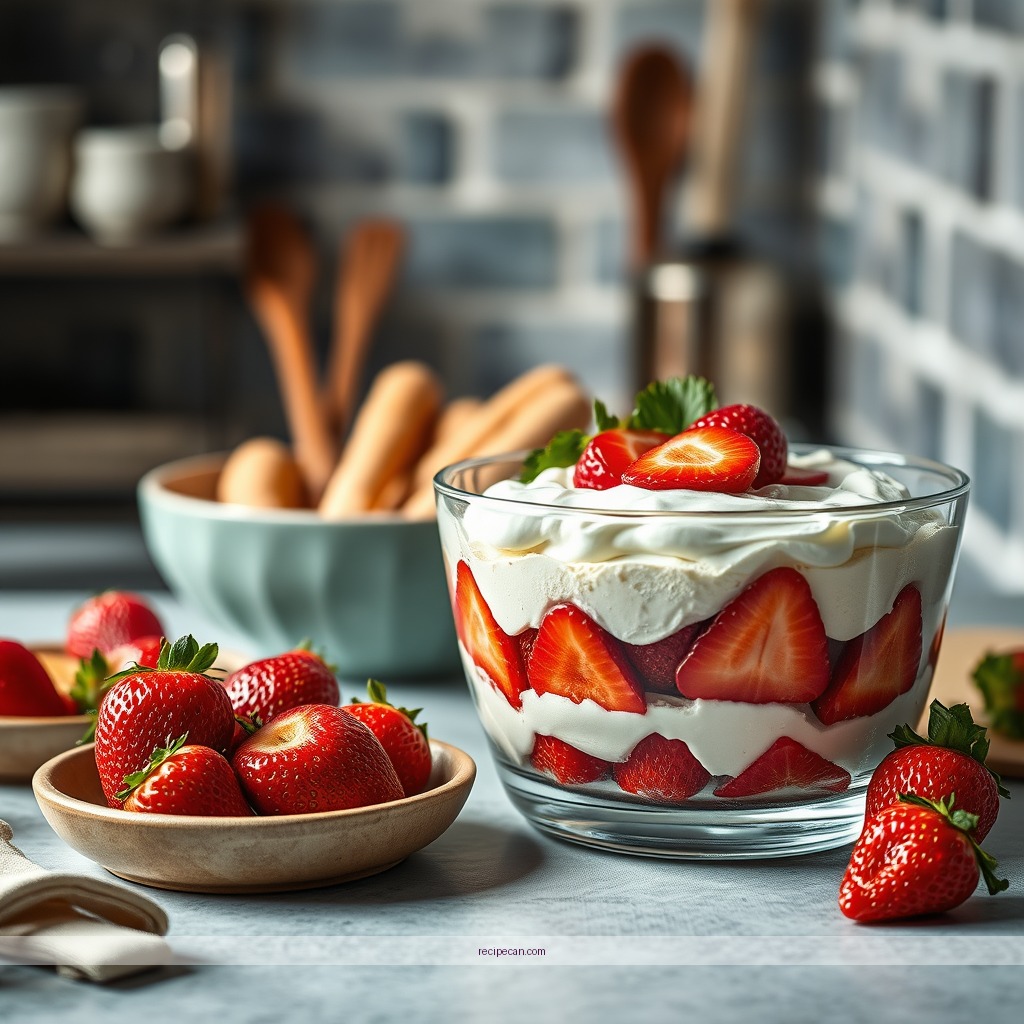 Recipe - easy strawberry trifle recipe