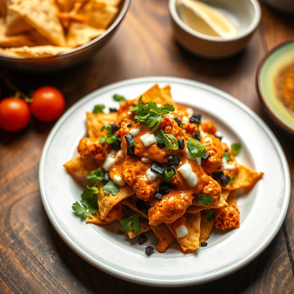 Recipe - buffalo chicken nachos recipe