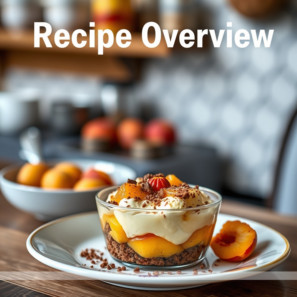 Recipe - peach trifle dessert recipes