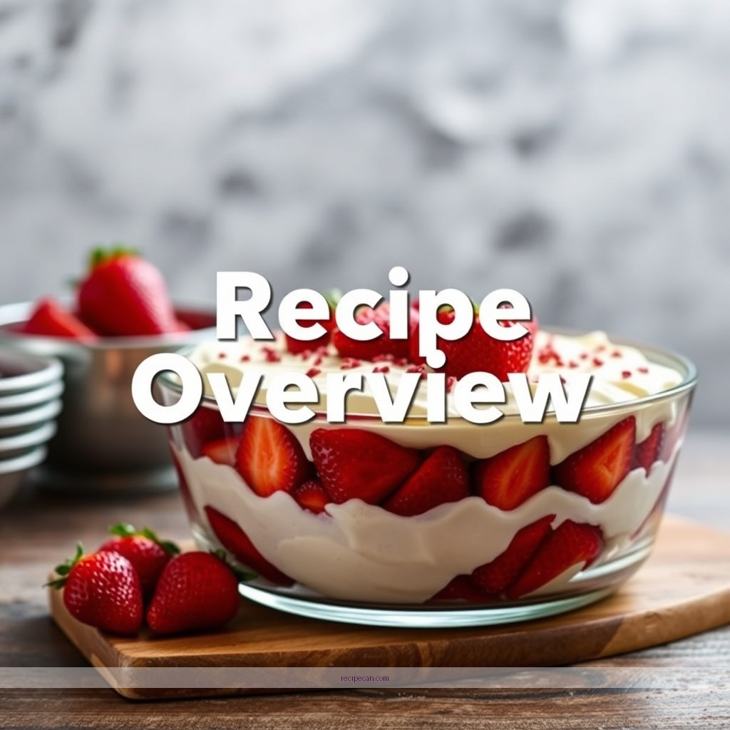 Recipe - quick strawberry trifle recipe