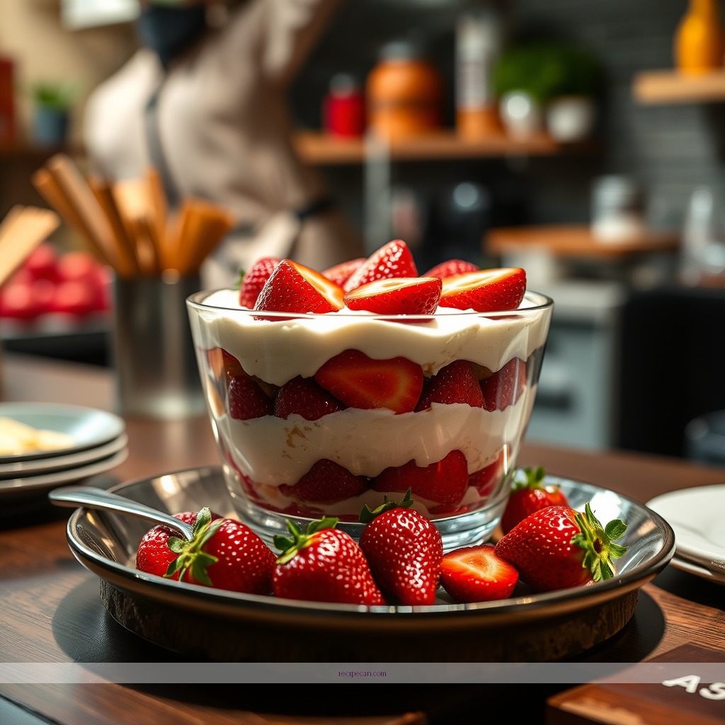 Recipe - recipe for a strawberry trifle