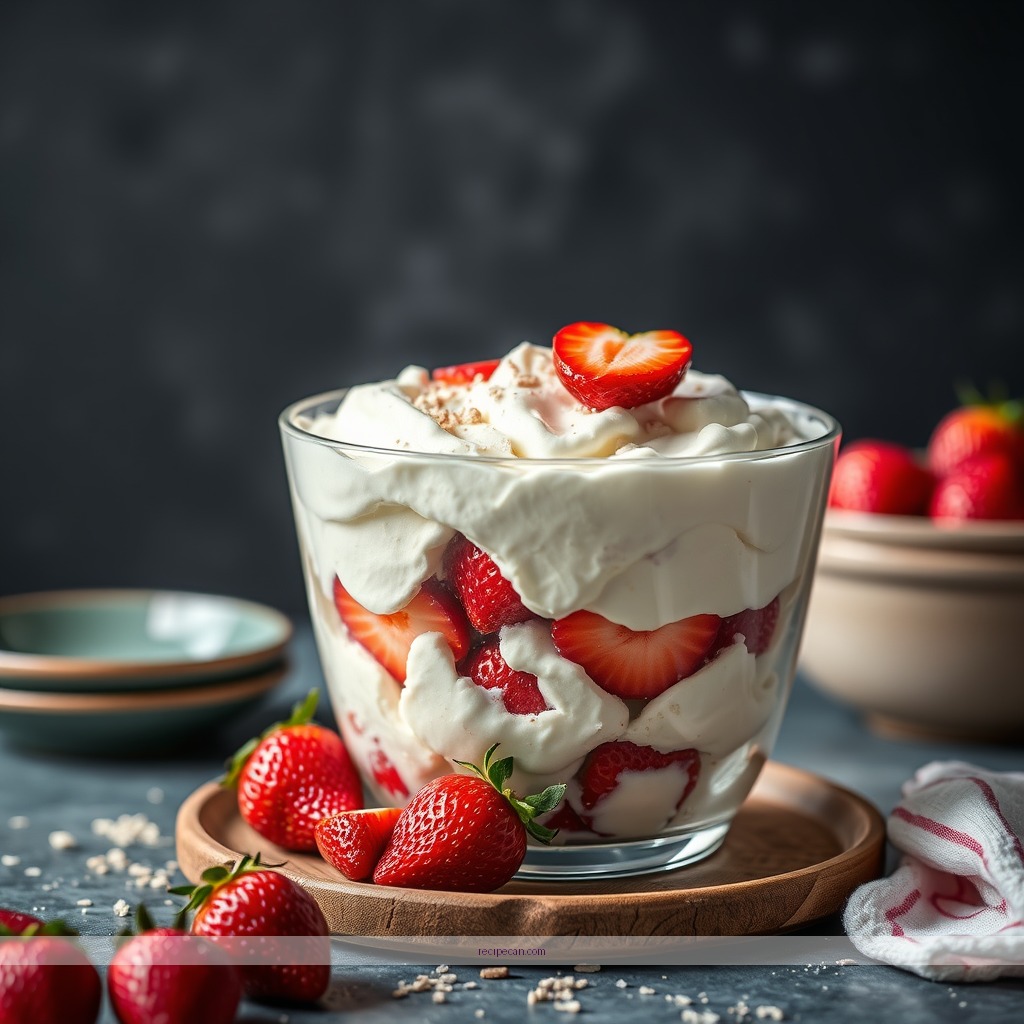 Recipe - recipe for strawberry angel food trifle