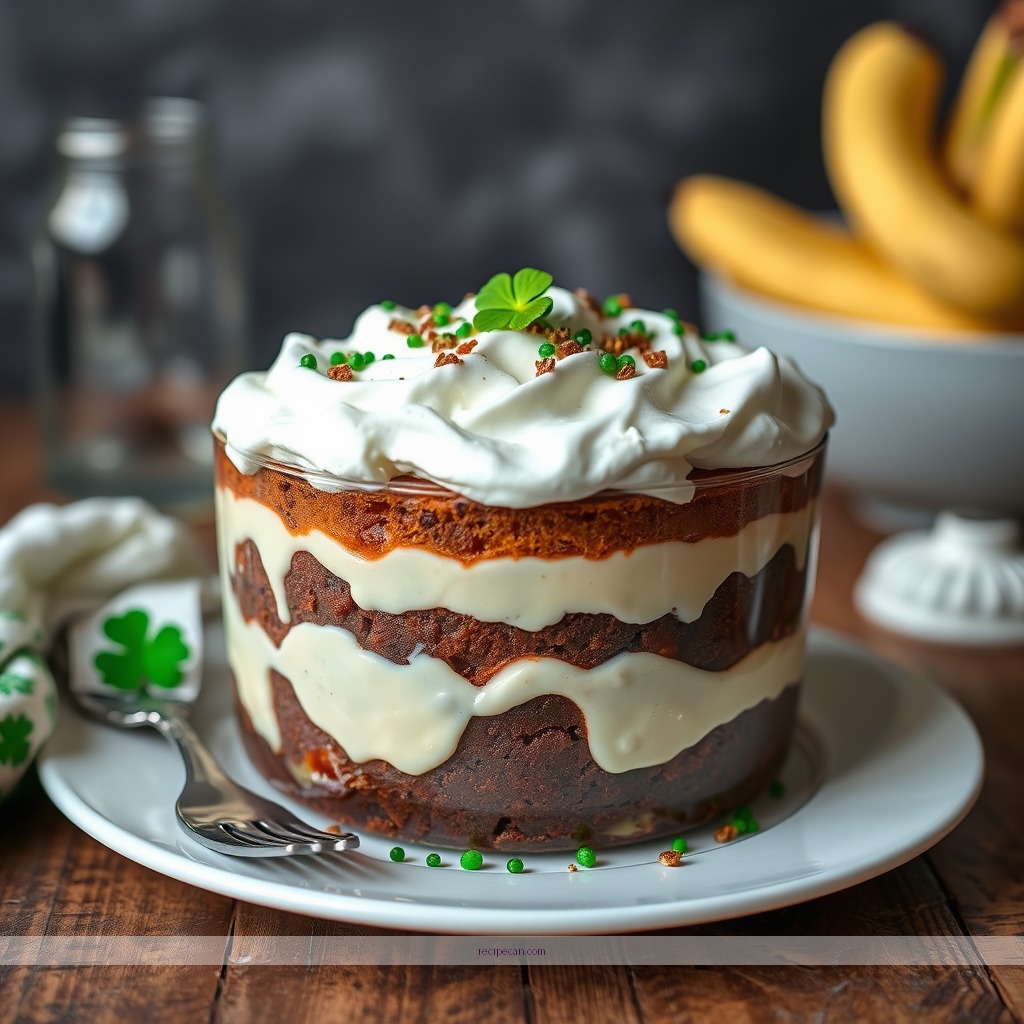 Recipe - st patrick's day brownie trifle recipe