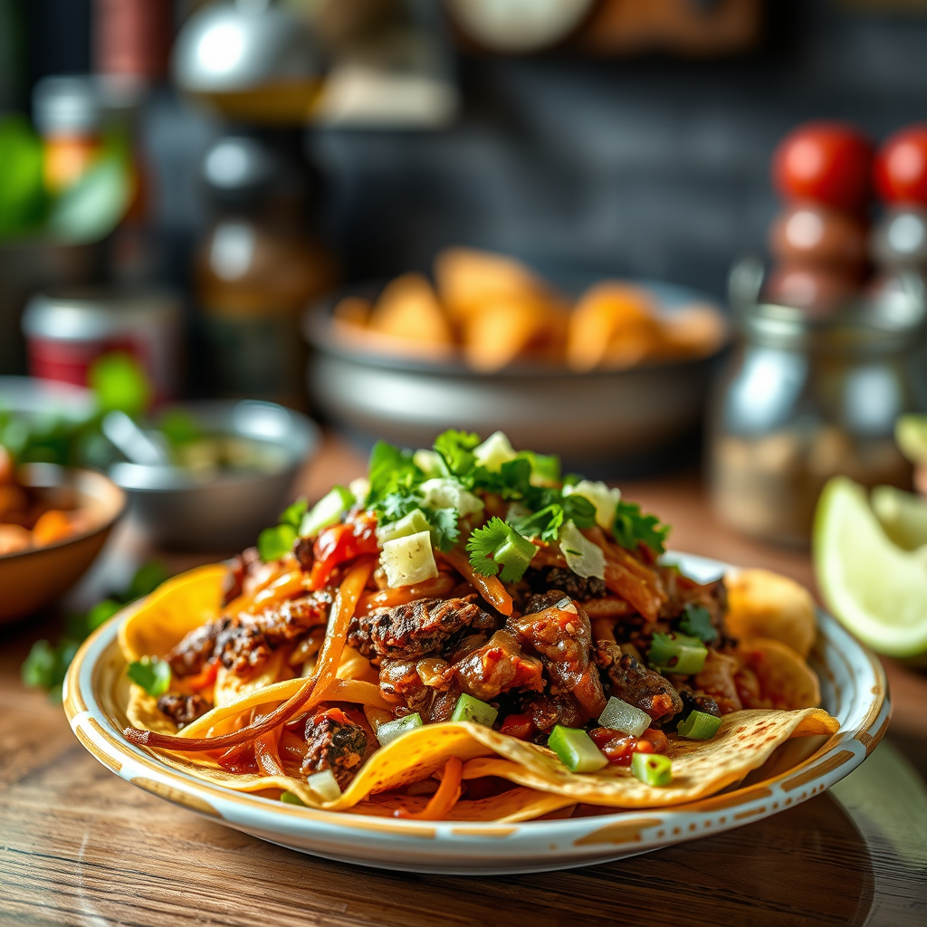 Recipe - ground beef nacho recipe