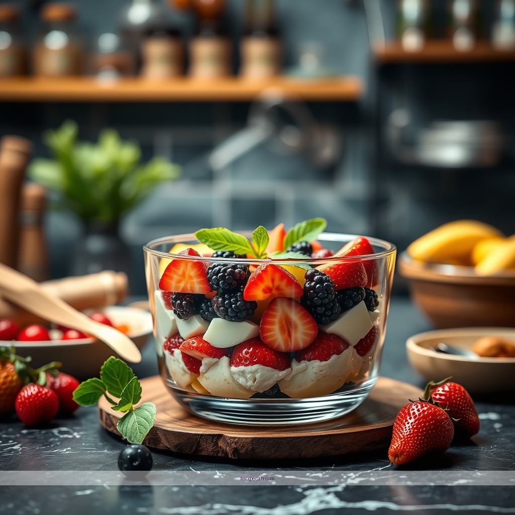 Recipe - easy fruit trifle recipe