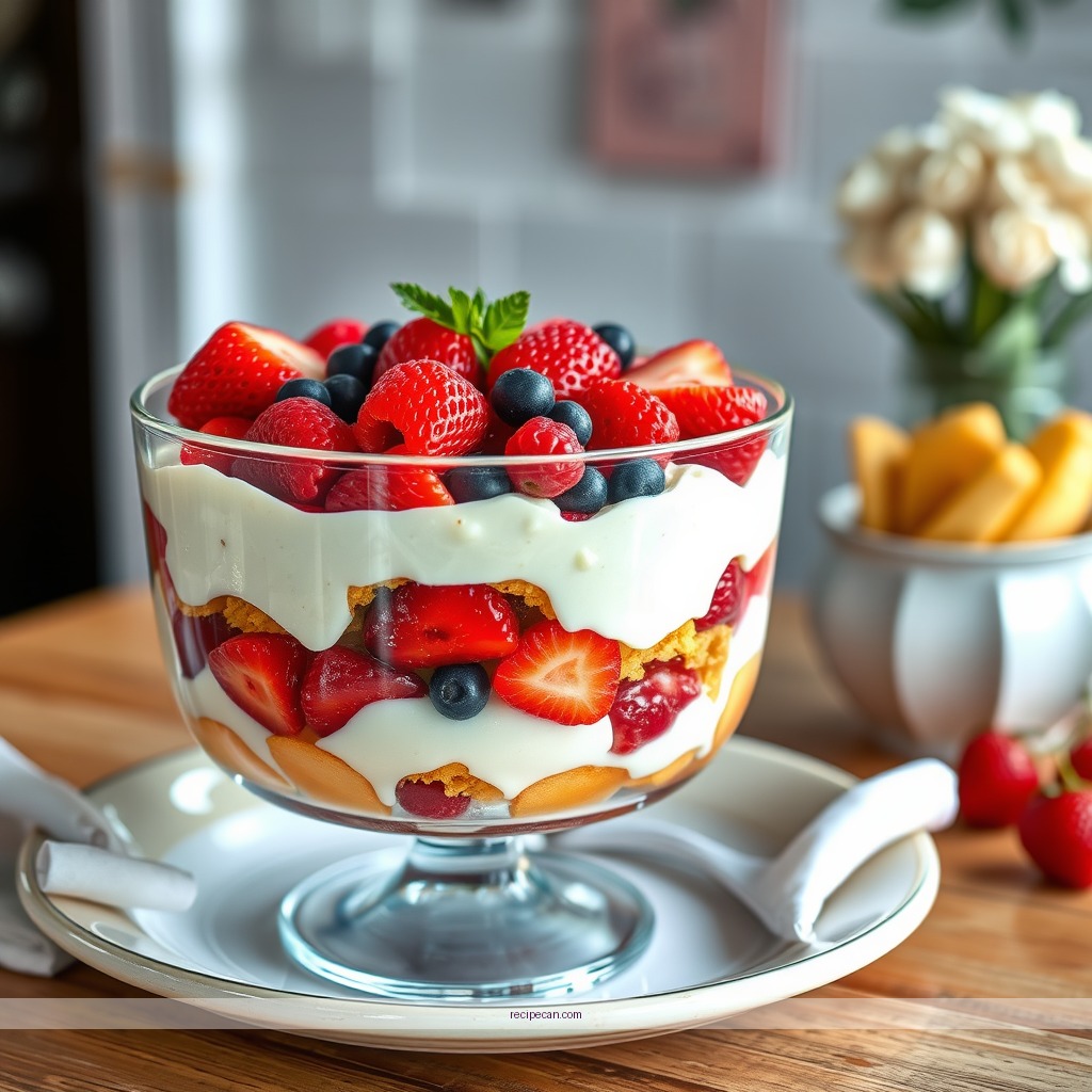 Recipe - fourth july trifle recipe