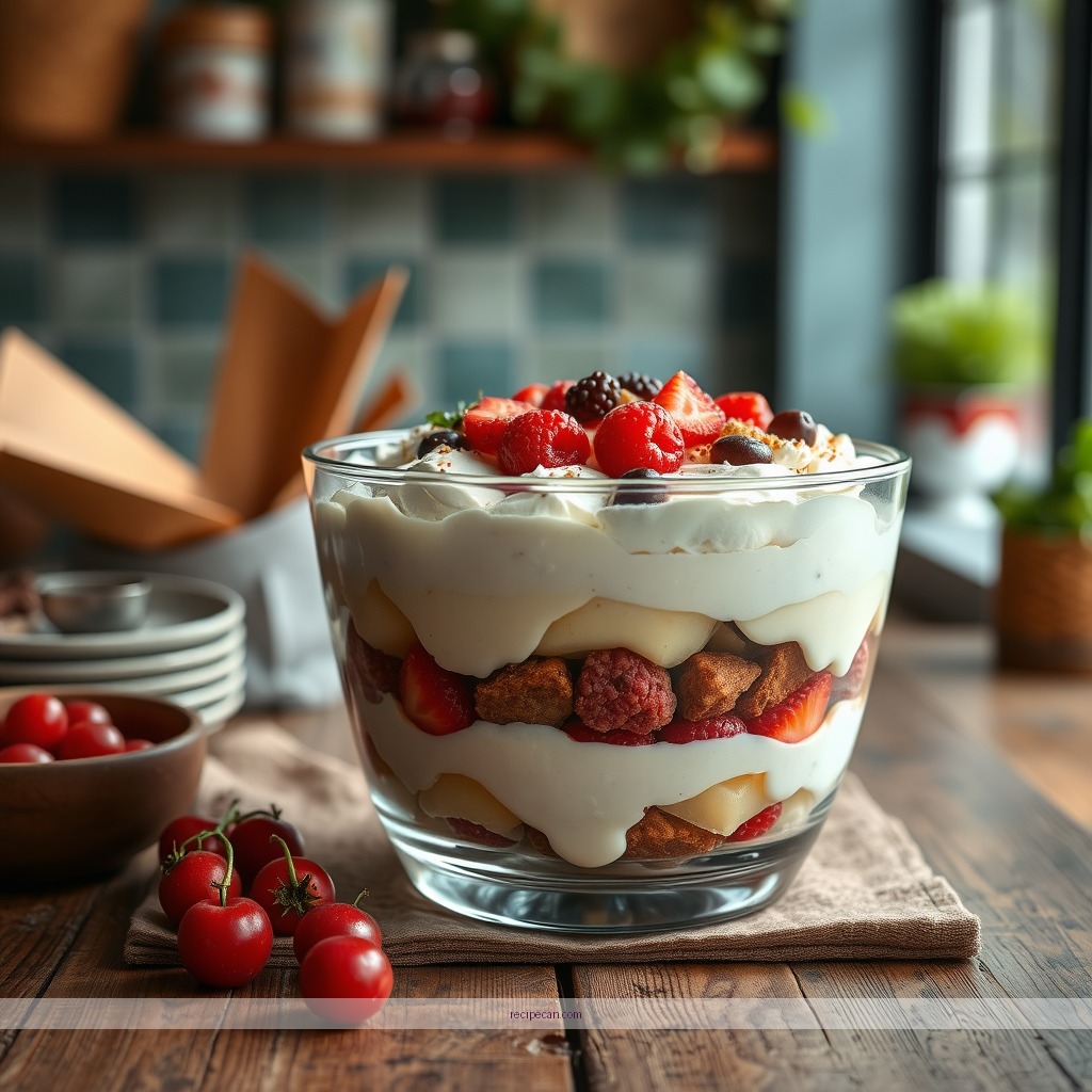 Recipe - holiday trifle recipe