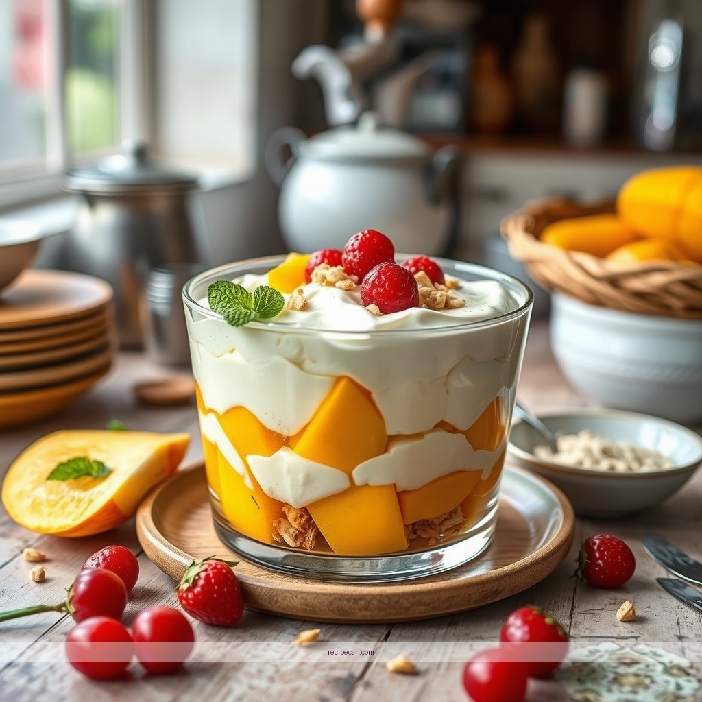 Recipe - mango trifle recipe