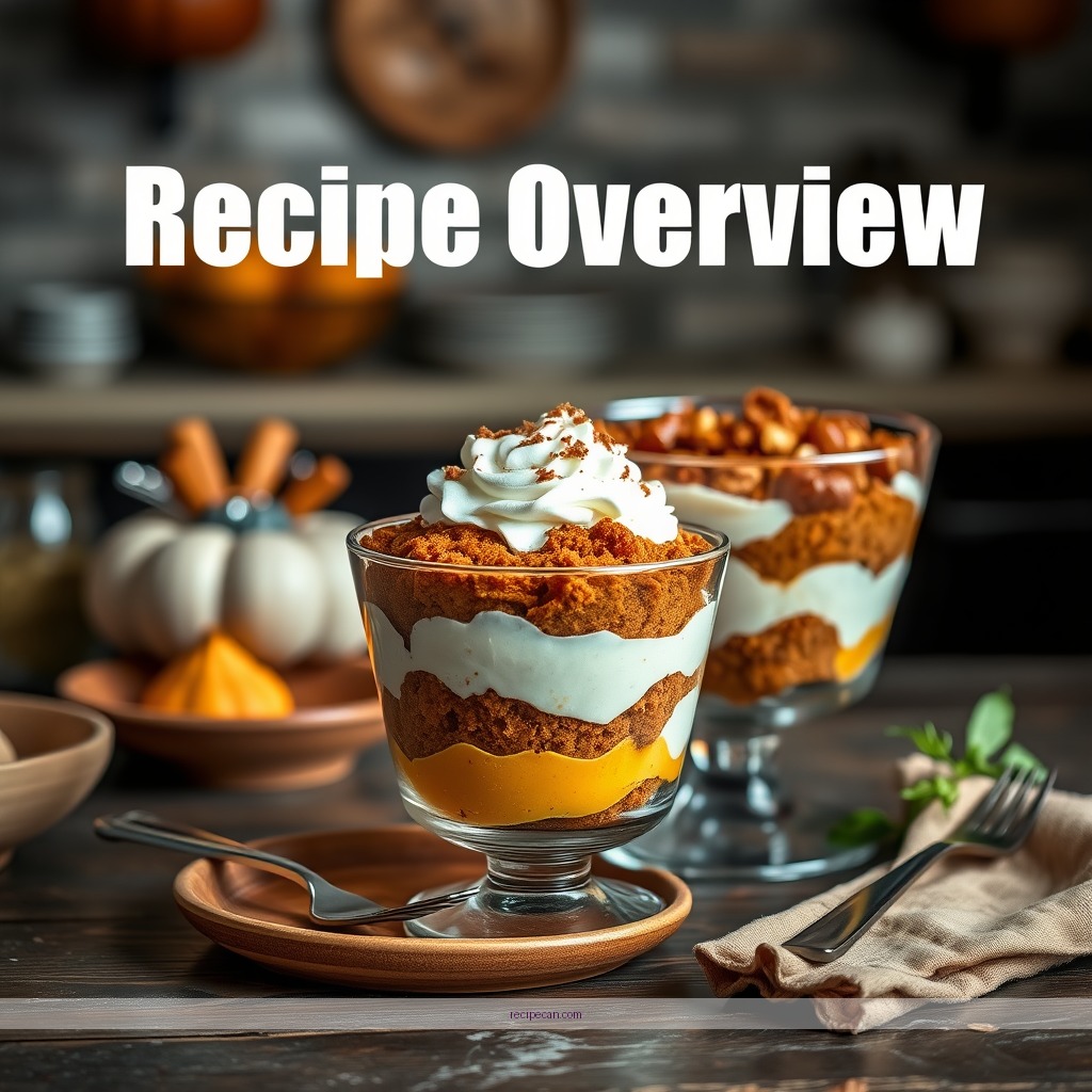 Recipe - pumpkin trifle recipe with spice cake
