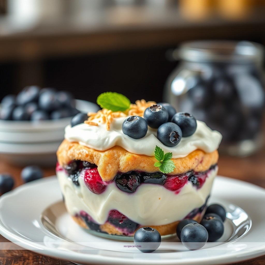 Recipe - recipe for blueberry trifle